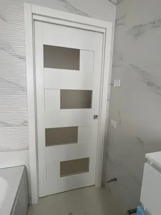 porta interna bianca scorrevole in legno