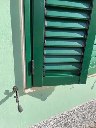 persiana verde a lamelle orientabili su misura"  Altre varianti utili: